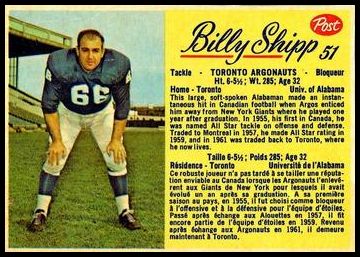 51 Billy Shipp